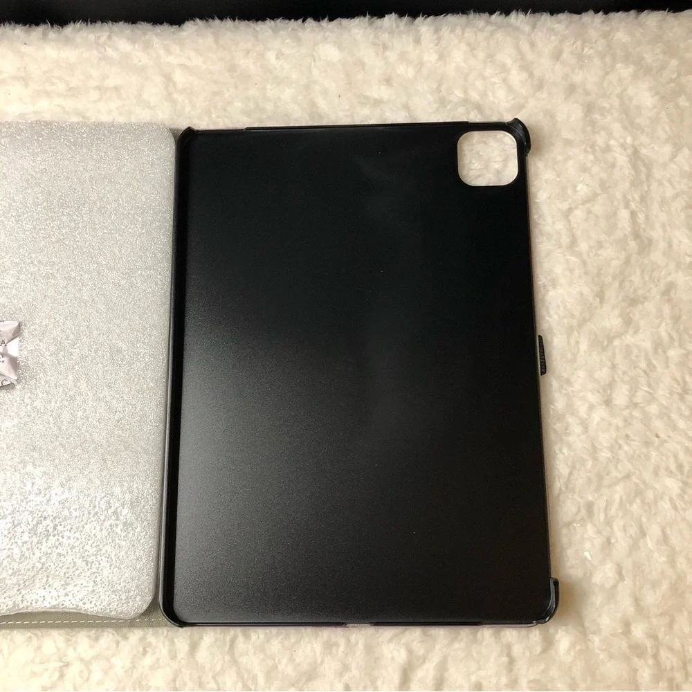 New Dadanism Case Fit iPad Pro 11 Purple Marble W/Built-in Magnetic Strip